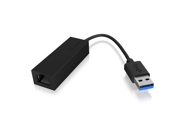 Icy Box Raidsonic USB 3.0 (A-type) til gigabit Ethernet-adapter IB-AC501a