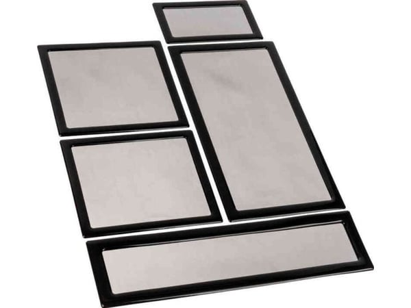 Demciflex dammfilter set Lian Li TU150 Mini ITX - svart