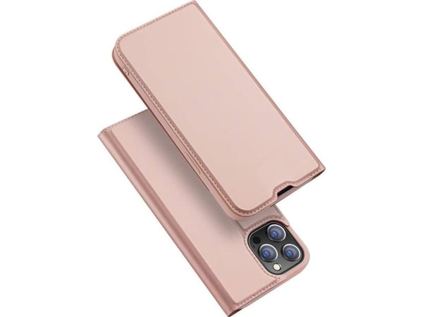Dux Ducis Dux Ducis Skin Pro hylsterdeksel med klaff iPhone 13 Pro Max rosa