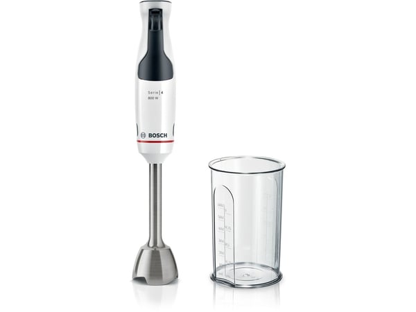 Bosch Serie | 4 ErgoMaster MSM4W410 - Håndmikser - 800 W - hvit/antrasitt