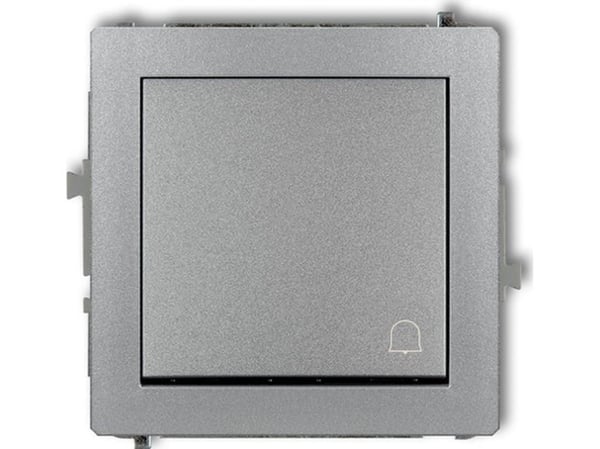 Karlik 7DWP-4, Painikekytkin, Hopea, IP20, IP44, 250 V, 10 A