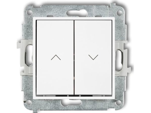 Karlik mini persienntryckknapp vit (MWP-8)
