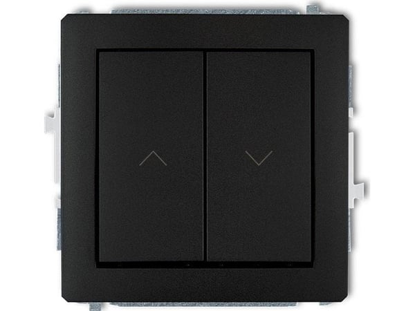 Karlik 12DWP-8, Pintakytkin, Musta, IP20, 250 V, 10 A
