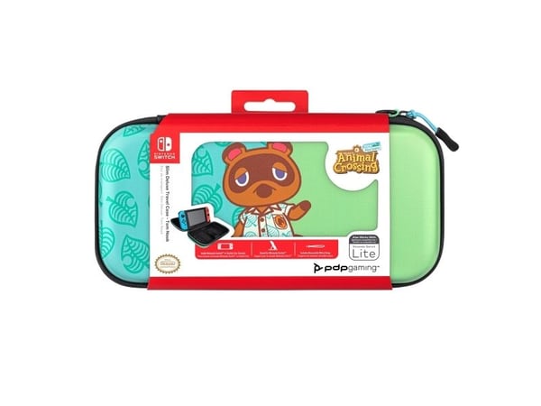 PDP Slim Deluxe - Fodral för spelkonsol - etylenvinylacetat (EVA) - Animal Crossing Tom Nook - för Nintendo Switch, Nintendo Switch Lite, Nintendo ...