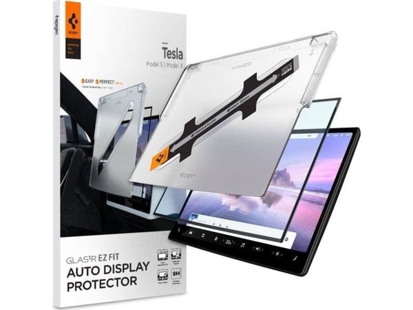 Beskyttelsesfilm Spigen Spigen Glass FC Tesla Model X 2022/ Model S 2021 "EZ FIT" herdet glass AGL04688