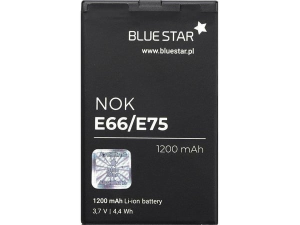 BlueStar Baterija, skirta Nokia E66 / E75 / C5-03 / 3120 Classic / 8800 Arte Saphire 1200 mAh Blue Star Premium
