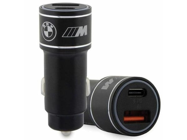 BMW M Edition - Hurtiglading USB-C & USB-A PD 18W + QC 3.0 18W billader (svart)
