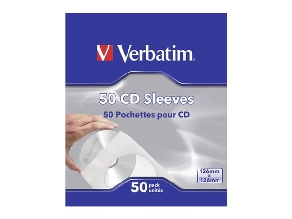 Verbatim - CD-lomme - kapasitet: 50 CD