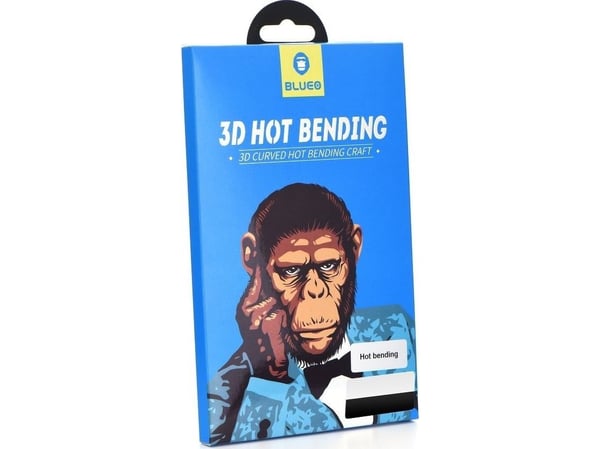 Tele.com Partner Tempered Glass 5D Mr. Monkey Glass - APP IPHO XS svart (sterk HD)