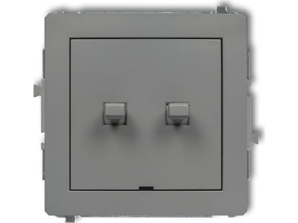 Karlik 27DWPUS-2, Niveaukontakt, Grå, IP20, 250 V, 10 A