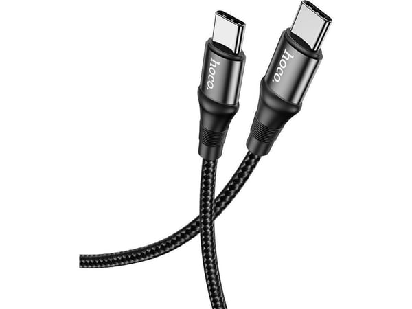 Hoco USB-C - USB-C USB-kabel 1 m Svart (6931474734259)