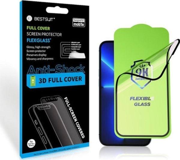 Partner Tele.com Szkło hybrydowe Bestsuit Flexible 5D Full Glue til Samsung Galaxy A53 5G svart
