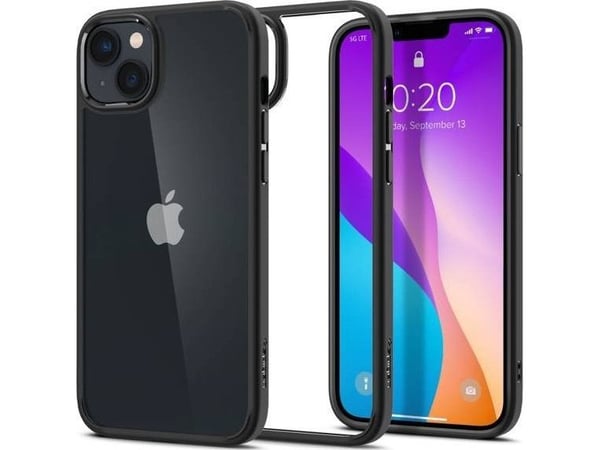 Spigen ACS05041, Suojus, Apple, iPhone 14, 15,5 cm (6.1"), Musta