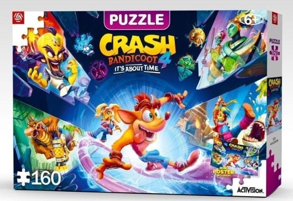 Cenega Crash Bandicoot 4: It''s About Time, 160 stykker, Video spill, 6 år