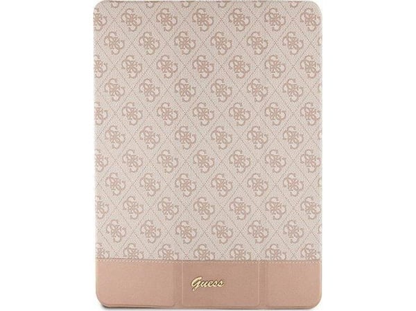 Guess Tablet Case Guess GUFCP12PS4SGP Apple iPad Pro 12.9 2020/2021/2022 (4., 5. ja 6. sukupolvi) vaaleanpunainen/vaaleanpunainen 4G Stripe Allover