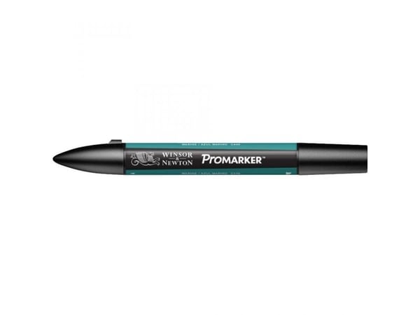 Winsor & Newton 0203240, Grønn, Flerfarget, Marine, Fin/medium, Meisel-/kulespiss, Rund