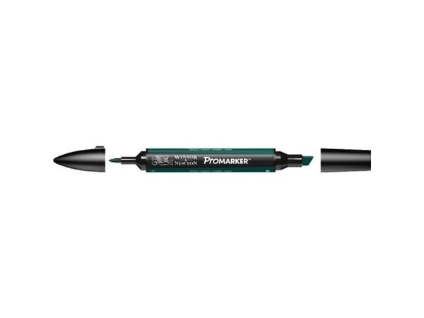 Winsor & Newton 0203243, Grønn, Flerfarget, Holly, Fin/medium, Meisel-/kulespiss, Rund