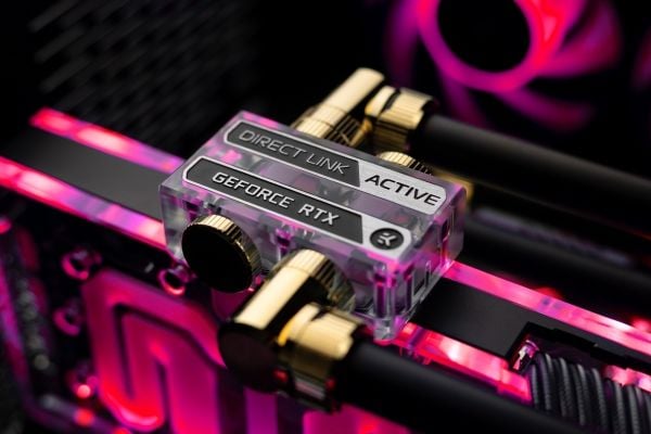EK Water Blocks 3831109903445, Tilkoblingsterminal, Akryl, Gjennomsiktig, 1/4", EK-Quantum Vector² Strix/TUF RTX 4080 ABP set, EK-Quantum Vector² S...