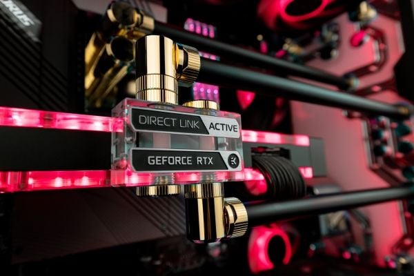 EK Water Blocks 3831109903445, Tilkoblingsterminal, Akryl, Gjennomsiktig, 1/4", EK-Quantum Vector² Strix/TUF RTX 4080 ABP set, EK-Quantum Vector² S...
