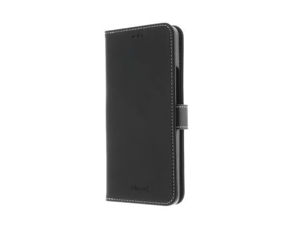 Insmat - Flipdeksel for mobiltelefon - ekte skinn, polykarbonat, bomullssøm, papp + papir - for Honor 90 Lite