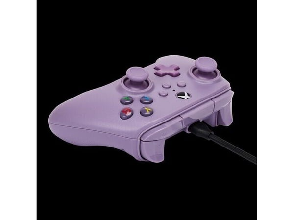 PowerA Nano förbättrad trådbunden handkontroll för Xbox Series X|S - Lila, Spelplatta, PC, Xbox Series S, Xbox Series X, D-pad, Home-knapp, Lägeskn...