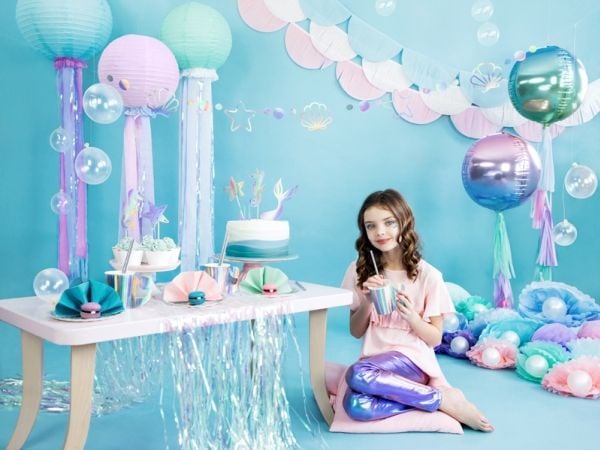PartyDeco TPP43-017, Plate, Andre, Papir, Flerfarget, Monokromatisk, 6 stykker