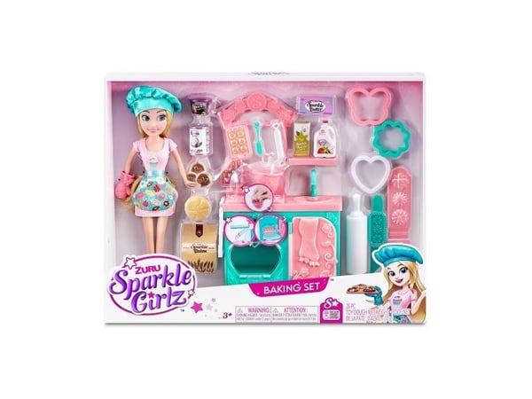SPARKLE GIRLZ 27 cm lele su kepimo rinkiniu 100183