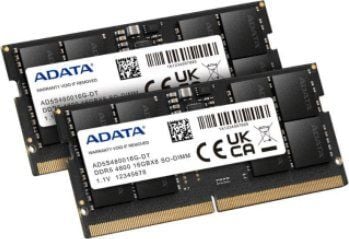 ADATA DDR5 32GB - 4800 - CL - 40 - ECC - SO-DIMM - AD5S480032G-S - Premier - musta - musta