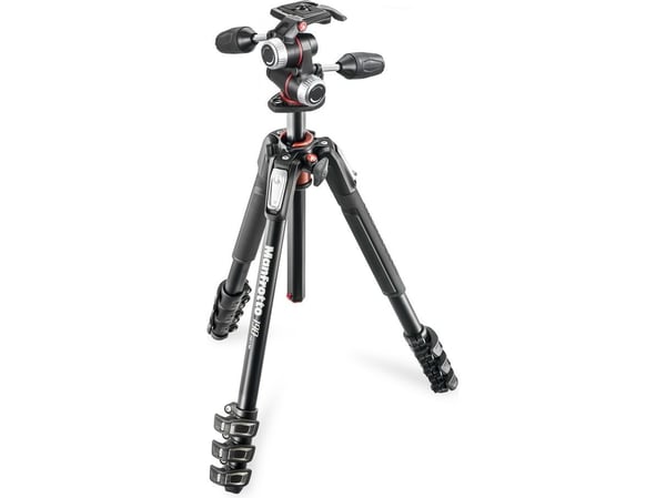 Manfrotto 190XPRO4 - Tripod - med Manfrotto X PRO 3-way Head