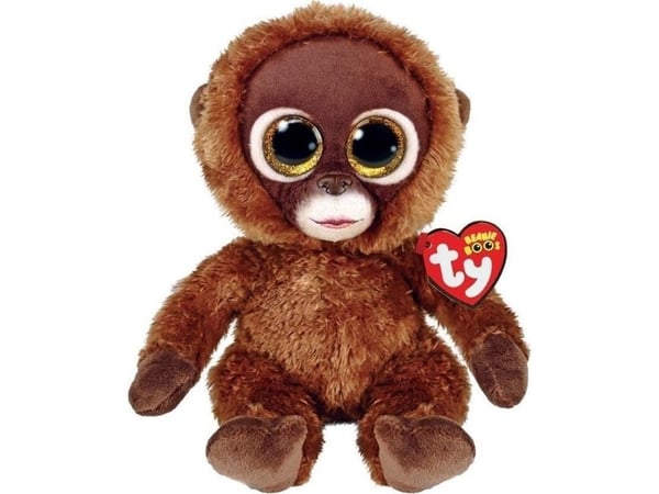 Beanie Boos-maskot CHESSIE brun ape 15cm 36391
