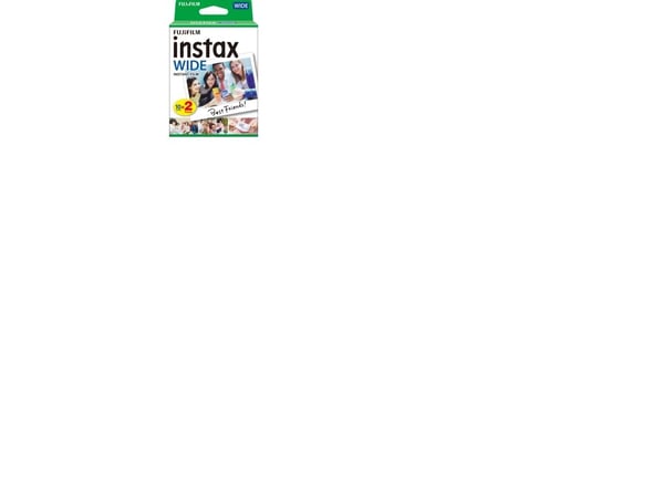 Fujifilm Instax Wide - Hurtigvirkende fargefilm - ISO 800 - 10 eksponeringer - 2 kassetter