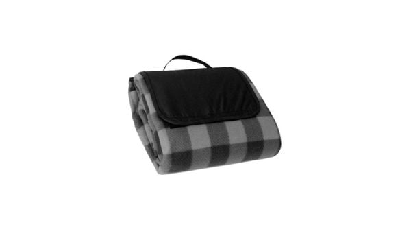 Turistteppe Outliner, svart, 150 x 130 cm