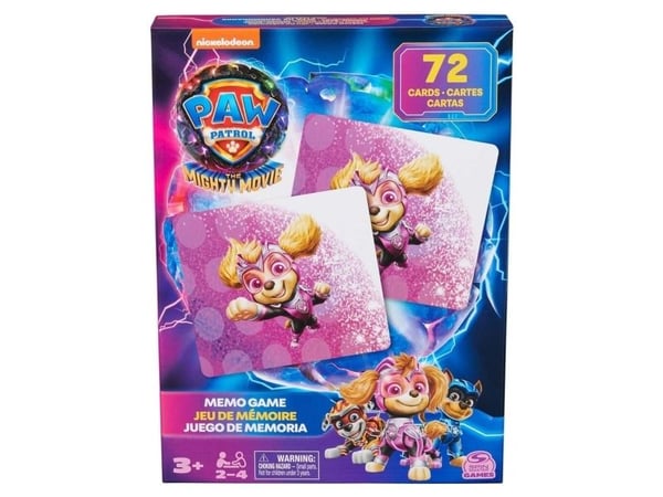 Paw Patrol Movie 2 Memo w/72 cards