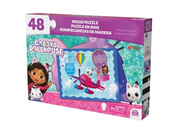 Gabby's Dollhouse Wood Puzzle