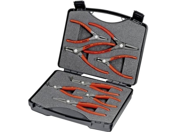 Knipex 00 21 25, Tangsett, Stål, Polypropylen (PP), Rød, 260 mm, 210 mm