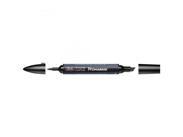 Winsor & Newton 0203401, Blå, Flerfarget, Midnight Blue, Fin/medium, Meisel-/kulespiss, Rund