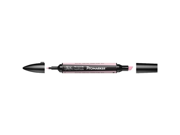Winsor & Newton 0203220, Rosa, Flerfarget, Pale Pink, Fin/medium, Meisel-/kulespiss, Rund