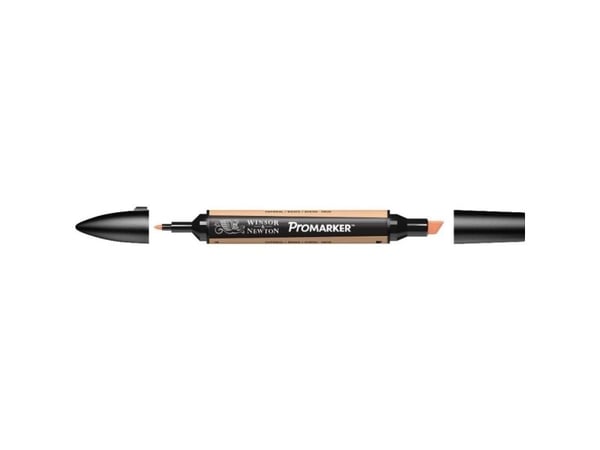 Winsor & Newton 0203278, Fersken, Flerfarget, Oatmeal, Fin/medium, Meisel-/kulespiss, Rund