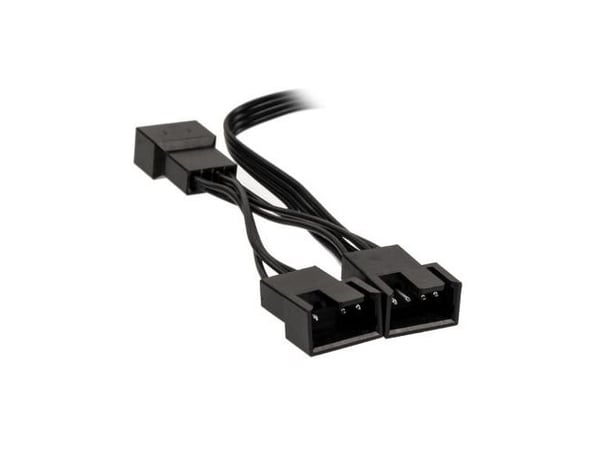 Kolink 1-3 Fan PWM Splitter, 0,35 m, 4-pin PWM, 3 x 4-pin PWM, Hunkjønn, Hankjønn, Rett