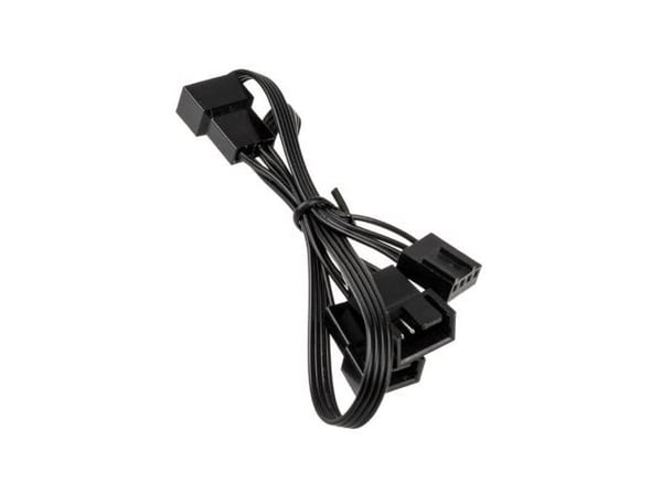 Kolink 1-3 Fan PWM Splitter, 0,35 m, 4-pin PWM, 3 x 4-pin PWM, Hunkjønn, Hankjønn, Rett