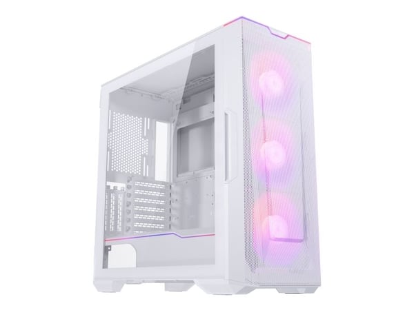 Phanteks Eclipse G500A DRGB - Mid tower - ATX - sidepanel med vindu (herdet glass) - ingen strømforsyning (ATX) - hvit - USB/lyd
