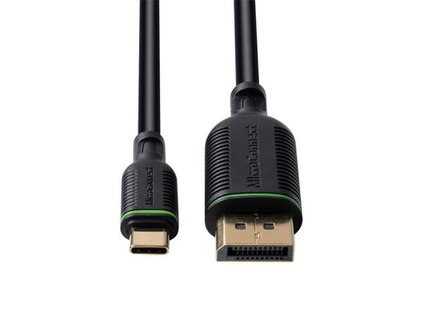 Microconnect MC-USBCDP05, 0,5 m, USB Type-C, DisplayPort, Uros, Uros, Suora