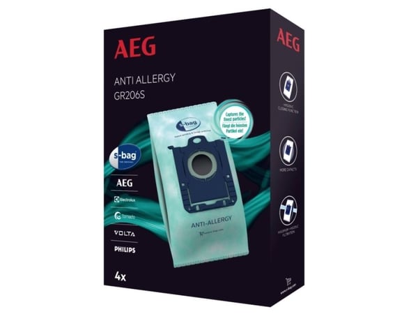 AEG s-bag GR206S - Pussi - pölynimuriin (4 kpl)
