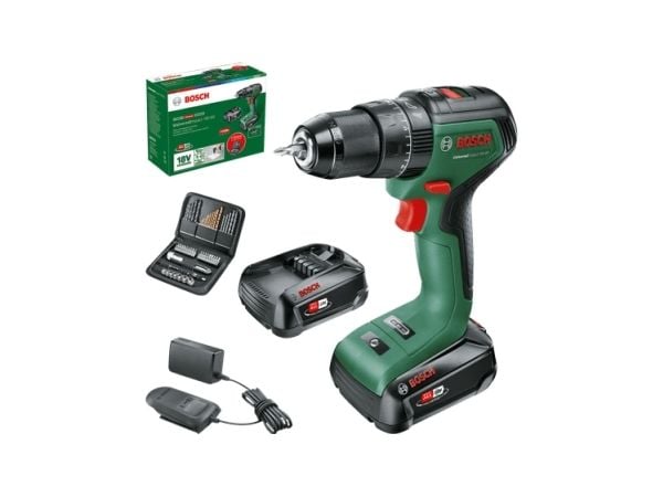 Bosch AKKUSLAGBOREMASKINE 18V-60 2X2AH M/51AC