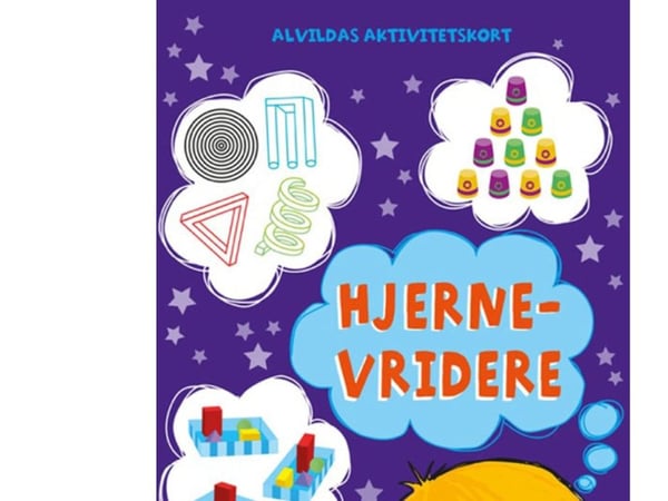 Aktivitetskort Alvilda - Hjernevridere (sett á 2 stk. Pris per stk. 99,95)