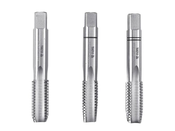 YATO MANUELL TAPS M18 x 2,50 sett 3 stk HSS M2 2942
