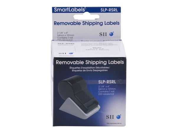 Seiko Instruments SLP-RSRL - Puoliksi liimautuva - 57,15 x 101,6 mm 220 tarraa (1 rulla x 220) - Smart Label Printer 200, 220, 240, 420, 430, 440, ... Seiko Instruments SLP-RSRL - Puoliksi liimautuva - 57,15 x 101,6 mm 220 tarraa (1 rulla x 220) - Smart Label Printer 200, 220, 240, 420, 430, 440, ...