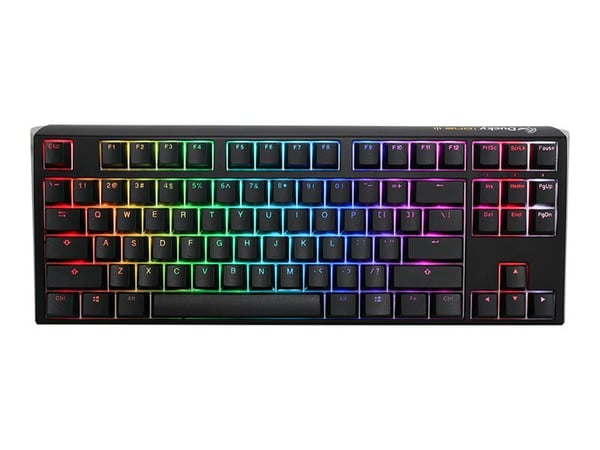 Ducky One 3 Classic Black/White TKL Gaming Tastatur, RGB LED - MX-Black (US)