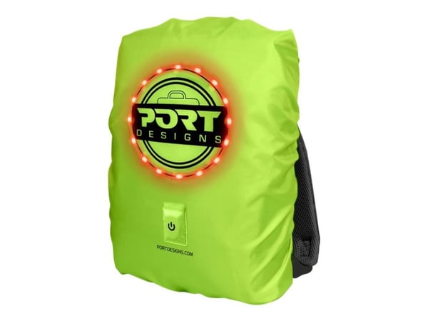 PORT Be VISIBL - Regndekke til ryggsekk for notebook - gul