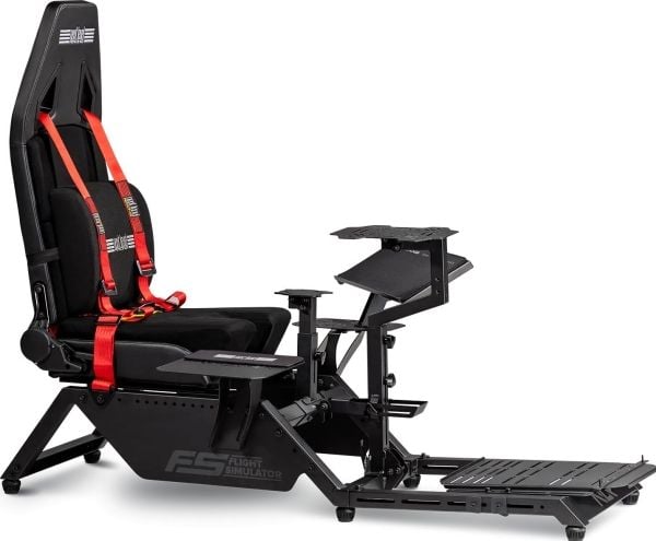 Next Level Racing - Flysimulator cockpit - ergonomisk - høydensitetsskumplast
